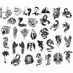 Набор огромных трафаретов 33 шт. 