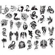 Набор огромных трафаретов 33 шт.